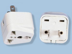 American Universal Plug Adaptor- SS-410 - Converts to US Style Plug