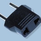 European/Asian 5MM Non-Grounded Plug MU-3 - Converts US Plug to European Plug European/Asian 5MM Non-Grounded Plug MU-3 - Converts US Plug to European Plug