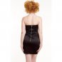 BLACK TEAL BOOBTUBE COCKTAIL EVENING MINI PROM BODYCON BODY CON CLUBWEAR PARTY DRESS UK 10, US 6