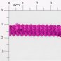 5 Yards Hot Pink/Fuchsia 7/8" Stretch Sequin Trim By the Yard