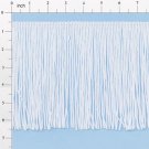 6" White Chainette Fringe Trim By the Yard
