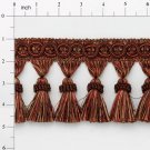 4" Brown Multi Tassel Fringe Home Decoration Trim Pillows Lamps