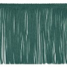 6" Teal Green Chainette Fabric Fringe Trim By the Yard