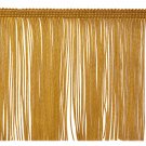 6" GOLD Chainette Fabric Fringe Trim By the Yard
