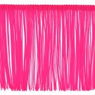 6" Hot Pink/Fuchsia Chainette Fringe Trim By the Yard