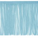 6" LIGHT BLUE Chainette Fabric Fringe Trim By the Yard