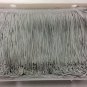 20 Yd Bolt-6" Light Gray Grey Chainette Fabric Fringe Trim By the Yard