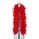 120 g gram gm RED Chandelle Feather Boa Halloween Costume Mardi gras