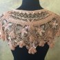 Peach Sequin and Beaded Shawl Bridal Wrap Shoulder Shrug