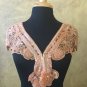 Peach Sequin and Beaded Shawl Bridal Wrap Shoulder Shrug