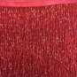 5 Yard Bolt-6.5" RED Glass BUGLE Bead Beaded Fringe Lamps, Costumes, Crafts