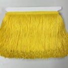 By the Yard-6" yellow Chainette Fabric Fringe Lampshade Lamp Costume Trim