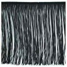 12" Black Polyester Chainette Fabric Fringe Lampshade Lamp Costume Trim by the Yard