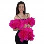 THICK Hot pink 240 gm 6ft Wire Wrapped Turkey Feather Boa Theater Quality Stage