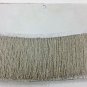 1 Yard 6.5" Silver Glass Seed Bead Beaded Fringe Lamp Lampshade Costume Trim