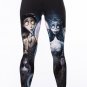 Corpse Bride Black Leggings Yoga Pants Athletic Skinny O/S