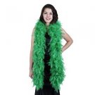 NWT Thick 120g Chandelle Feather Boa KELLY GREEN  6 ft Flapper Burlesque Costume