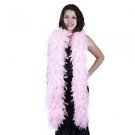 NWT Thick 120g Chandelle Feather Boa LIGHT PINK  6 ft Flapper Burlesque Costume