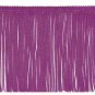 By the Yard 6" Berry Purple Chainette Fabric Fringe Lampshade Lamp Costume Trim