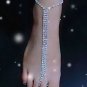 Rhinestone Barefoot Sandals Anklet Beach Wedding Foot Jewelry