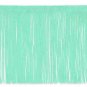 By the Yard 6" Mint Green Chainette Fabric Fringe Lampshade Lamp Costume Trim