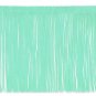 By the Yard 6" Mint Green Chainette Fabric Fringe Lampshade Lamp Costume Trim