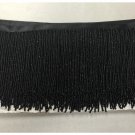5 Yard Bolt 6.5" Black Glass Seed Bead Beaded Fringe Lamp Lampshade Costume Trim