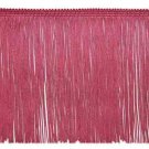 By Yard 6" Dark Rose Hot Pink Chainette Fabric Fringe Lampshade Lamp Costume Trim