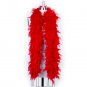 NWT Thick 120gm Chandelle Feather Boa RED 6 ft Flapper Burlesque Costume