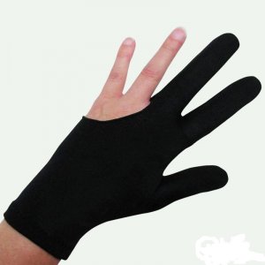 Trendy 3 Finger Pool Billiards Cue Glove Lady Gaga