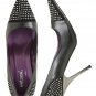Wet Seal Crystal Studded Black Pointed High Heel Stilettos Shoes (6)