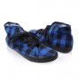 F21 Forever 21 Blue Black Plaid Gingham High Top Sneakers 7