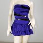 Blue Zipper Tape Dress