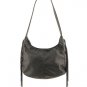 F21 Forever 21 Black Faux Leather Chain Fringe Handbag