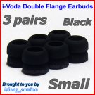Small Double Flange Ear Buds Tips for Sennheiser CX 300 300-II 400-II 500 350 380 550 / IE 6 7 8 @B