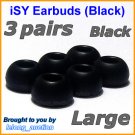 Large Ear Buds Caps Tips for Philips SHE9500 SHE9550 SHE9700 SHE9800 SHN2500 In-Ear Headphones @B