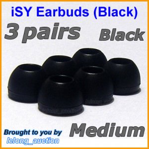 Medium Replacement Ear Buds Tips for Skullcandy Asym TiTan FMJ Smokin INKD Riot Holua Striker @B