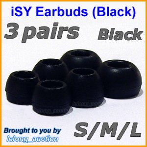 Replacement Ear Buds Tips for Skullcandy Asym TiTan iPhone FMJ Smokin INKD Riot Holua Striker @B