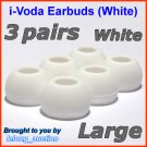 Large Ear Buds Tips Pads for Creative EP-3NC HS-730i EP-650 EP-660 EP-830 EP-630 EP-630i EP-635 @W