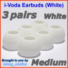 Medium Ear Buds Tips Pads for Creative EP-3NC HS-730i EP-650 EP-660 EP-830 EP-630 EP-630i EP-635 @W