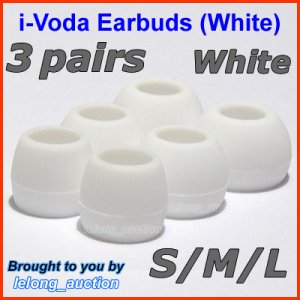 Replacement Ear Buds Tips for Creative EP-3NC HS-730i EP-650 EP-660 EP-830 EP-630 EP-630i EP-635 @W
