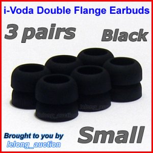 Small Double Flange Ear Buds Tip Cushion for Creative EP-3NC HS-730i EP-650 EP-830 EP-630 EP-630i @B