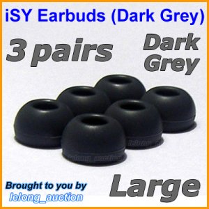 Large Ear Buds Caps Tips for Philips SHE9500 SHE9550 SHE9700 SHE9800 SHN2500 In-Ear Headphones @DG