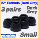 Small Ear Buds Caps Tips for Philips SHE9500 SHE9550 SHE9700 SHE9800 SHN2500 In-Ear Headphones @DG