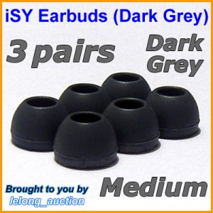 Medium Replacement Ear Buds Tips for Skullcandy Asym TiTan FMJ Smokin INKD Riot Holua Striker @DG