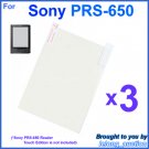 3x Clear Screen Protector Film for Sony PRS-650 Reader Touch Edition eBook eReader 6-inch