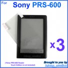 3x Clear Screen Protector Film for Sony PRS-600 Reader Touch Edition eBook eReader 6-inch