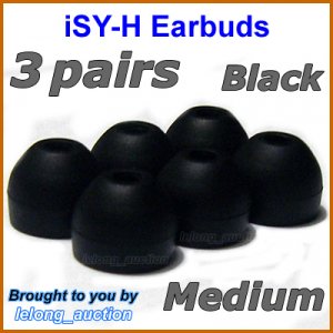 Medium Replacement Ear Buds Tips for Sony MDR EX33 EX35 EX36 EX50 EX56 EX57 EX58 EX76 EX77 EX80 EX86