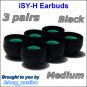 Medium Replacement Ear Buds Tips for Sony MDR EX33 EX35 EX36 EX50 EX56 EX57 EX58 EX76 EX77 EX80 EX86