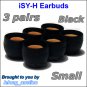 Small Replacement Ear Buds Tips Cushions for Sony XBA-1 XBA-1iP XBA-2 XBA-2iP XBA-3 XBA-3iP @Black